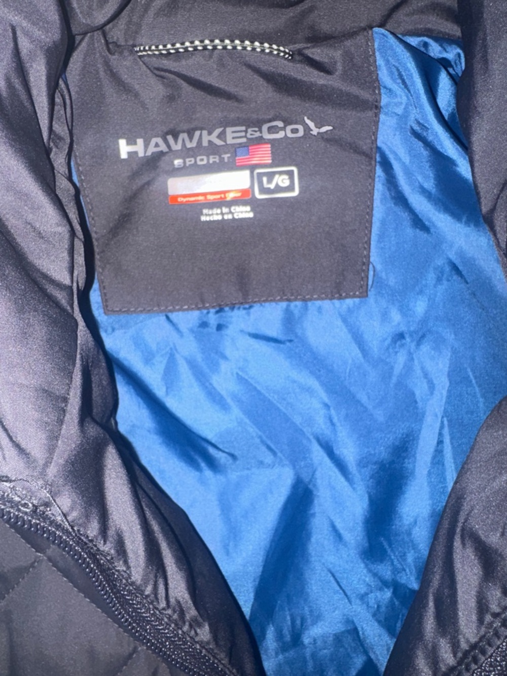 Hawke & Co Gray Diamond-Quilt Puffer Jacket - Picture 3 of 4